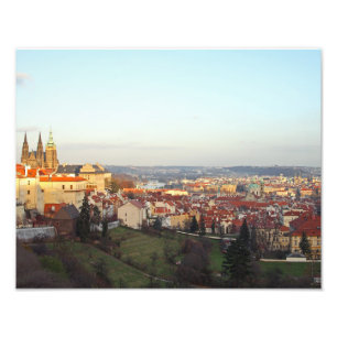 Prague panorama foto afdruk