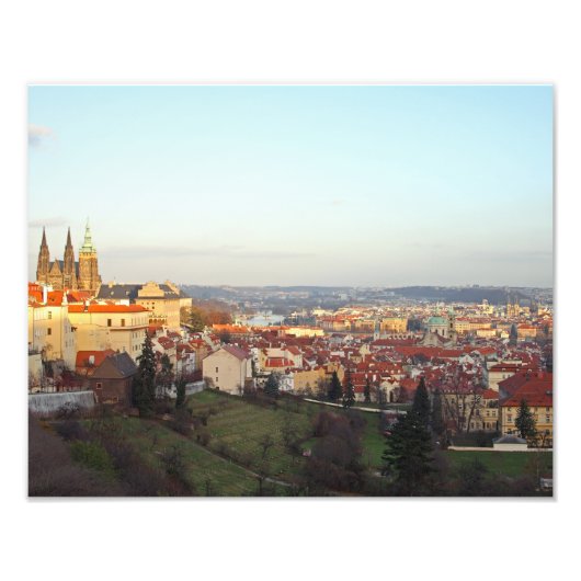 Prague panorama foto afdruk (Voorkant)