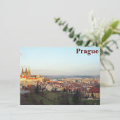 Prague panorama-kaart (Staand voorkant)