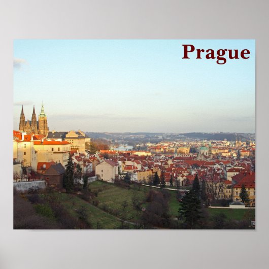 Prague panorama poster (Voorkant)