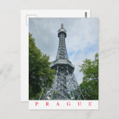 Prague Petrin toren uitzicht ansichtkaart Briefkaart (Voorkant / Achterkant)