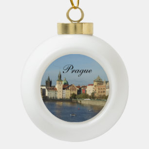Prague Photo Bulb Orament Keramische Bal Ornament