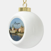 Prague Photo Bulb Orament Keramische Bal Ornament (Rechts)