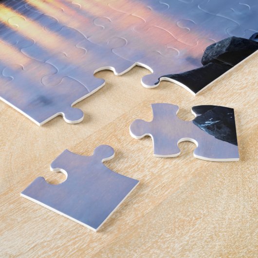 Prague River Twilight uitzicht souvenir foto Legpuzzel (Zijkant)