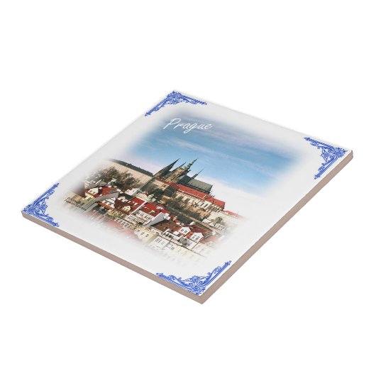 Prague stad Tsjechische Republiek Tegeltje (Zijkant)