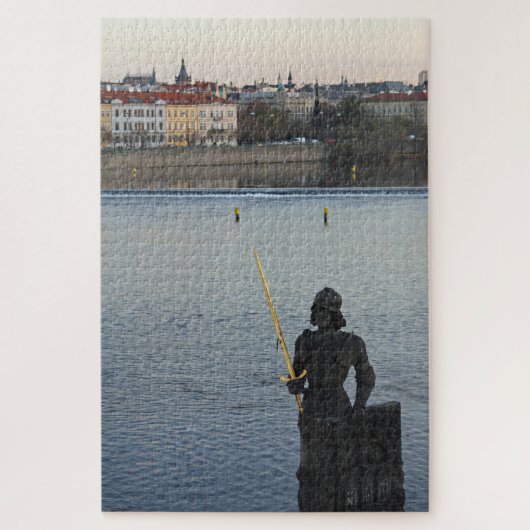 Prague standbeeld 1014-pc legpuzzel (Verticaal)