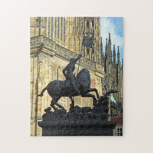 Prague standbeeld 252-pc legpuzzel (Verticaal)