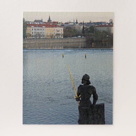 Prague standbeeld 520-pc legpuzzel (Verticaal)