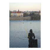 Prague standbeeld foto afdruk (Voorkant)
