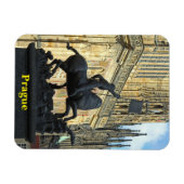 Prague standbeeld magneet (Horizontaal)