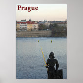 Prague standbeeld poster (Voorkant)