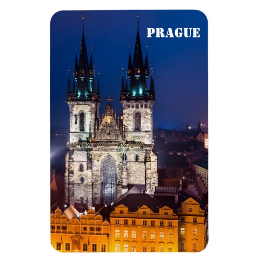 Prague Stare Mesto Magnets Magneet (Verticaal)