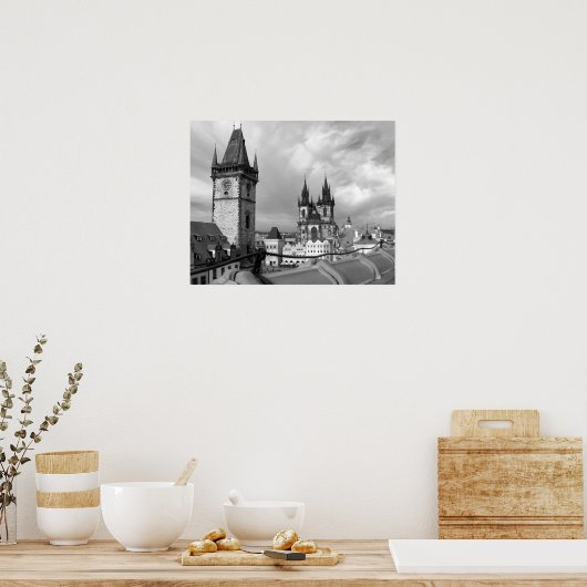 Prague Stare Mesto Poster (Keuken)