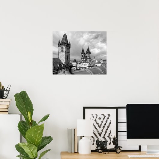 Prague Stare Mesto Poster (Thuiskantoor)