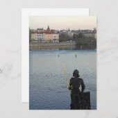 Prague statue-kaart (Voorkant / Achterkant)