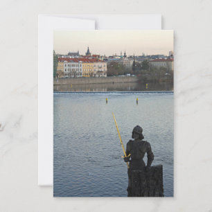 Prague statue-kaart