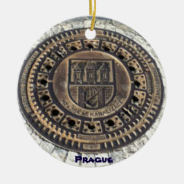 Prague Street Hoesje Ornament Tsjechië