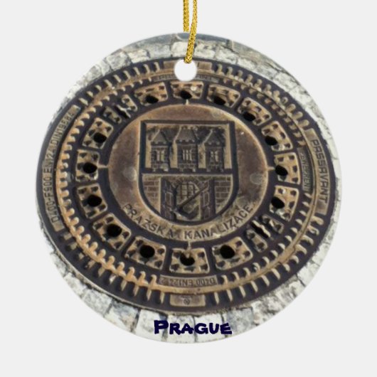 Prague Street Hoesje Ornament Tsjechië (Voorkant)