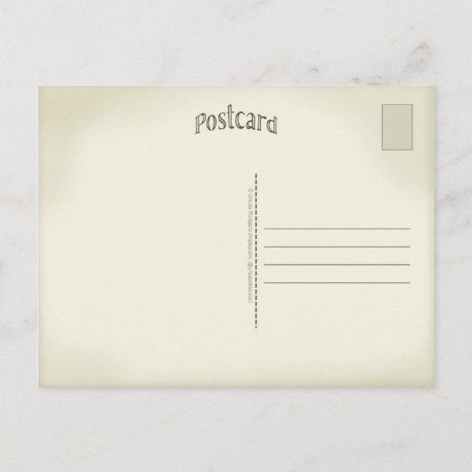 Prague  Style Briefkaart (Achterkant)