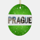Prague Travel Photos Tsjechisch kerstfeest Keramisch Ornament (Rechts)