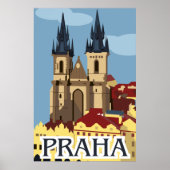 Prague Travel Poster (Voorkant)