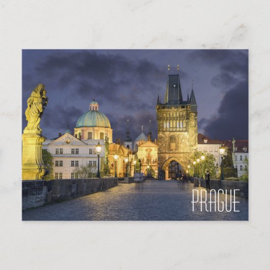 PRAGUE TSJECHIË: prachtig stadsplein Briefkaart (Voorkant)