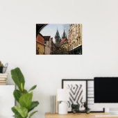 PRAGUE, Tsjechië - windende straten Poster (Thuiskantoor)