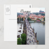 Prague Uitzicht Briefkaart (Voorkant / Achterkant)