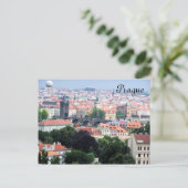 Prague Uitzicht Briefkaart (Staand voorkant)