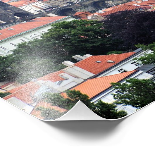 Prague Uitzicht Foto Afdruk (Hoek)