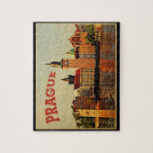 Prague Vintage Travel Legpuzzel (Verticaal)