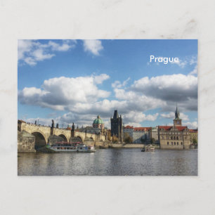 Prague Vintage Travel Tourism and Briefkaart
