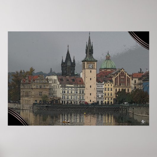 PRAGUE - Vltava Poster (Voorkant)