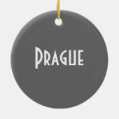 Prague Wall Art Keramisch Ornament (Achterkant)