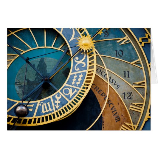 Prague's Astronomical and Zodiac Clock (Voorkant Horizontaal)