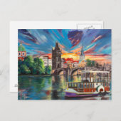 Prague's briefkaart (Voorkant / Achterkant)