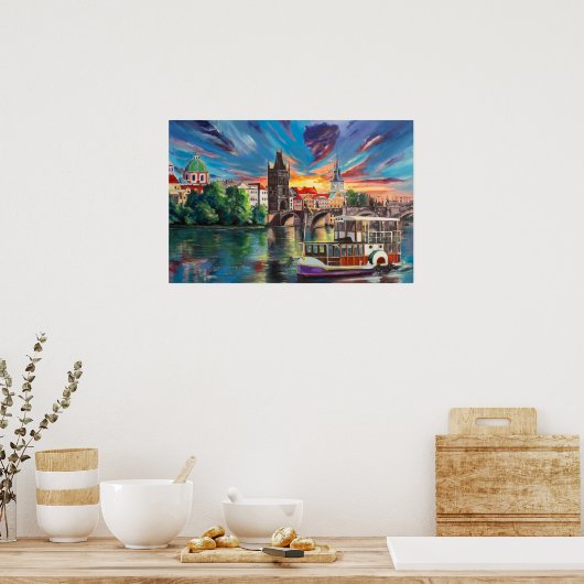 Prague's sprookjes poster (Keuken)