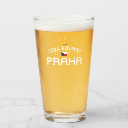 Praha Ceska Republika (Praag Tsjechië) Glas (Voorkant gevuld)