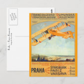 Praha ~ Franco Roumanie Briefkaart (Voorkant / Achterkant)