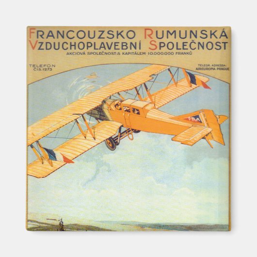 Praha ~ Franco Roumanie Magneet (Voorkant)