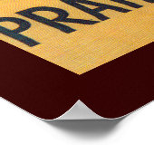 Praha ~ Franco Roumanie Poster (Hoek)