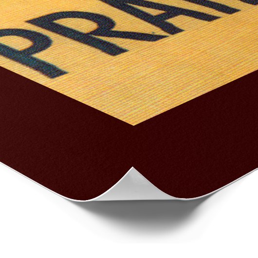 Praha ~ Franco Roumanie Poster (Hoek)