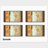 Praha ~ Franco Roumanie Rechthoekige Sticker (Vel)