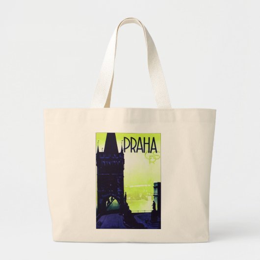 Praha Grote Tote Bag (Voorkant)
