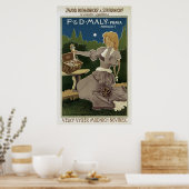  Praha-juwelen en Silverware-ad Poster (Keuken)