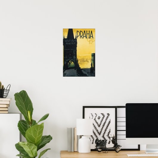 Praha Poster (Thuiskantoor)