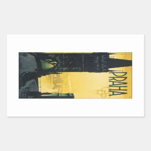 Praha Rechthoekige Sticker