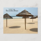 Praia da Areia Branca Shade Portugal Briefkaart (Voorkant)