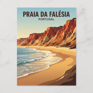 Praia da Falésia Portugal Briefkaart