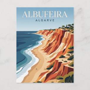 Praia da Falésia Portugal Briefkaart